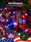 4th of July Decorations Patriotic LED Mini Lights, 39 Feet 100 LED Red White Blue String Lights with 8 Lighting Modes, Connectable Independence Day Light for Wreath Indoor Outdoor Memorial Day